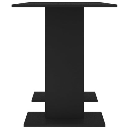 Berkfield Dining Table Black 110x60x75 cm Engineered Wood