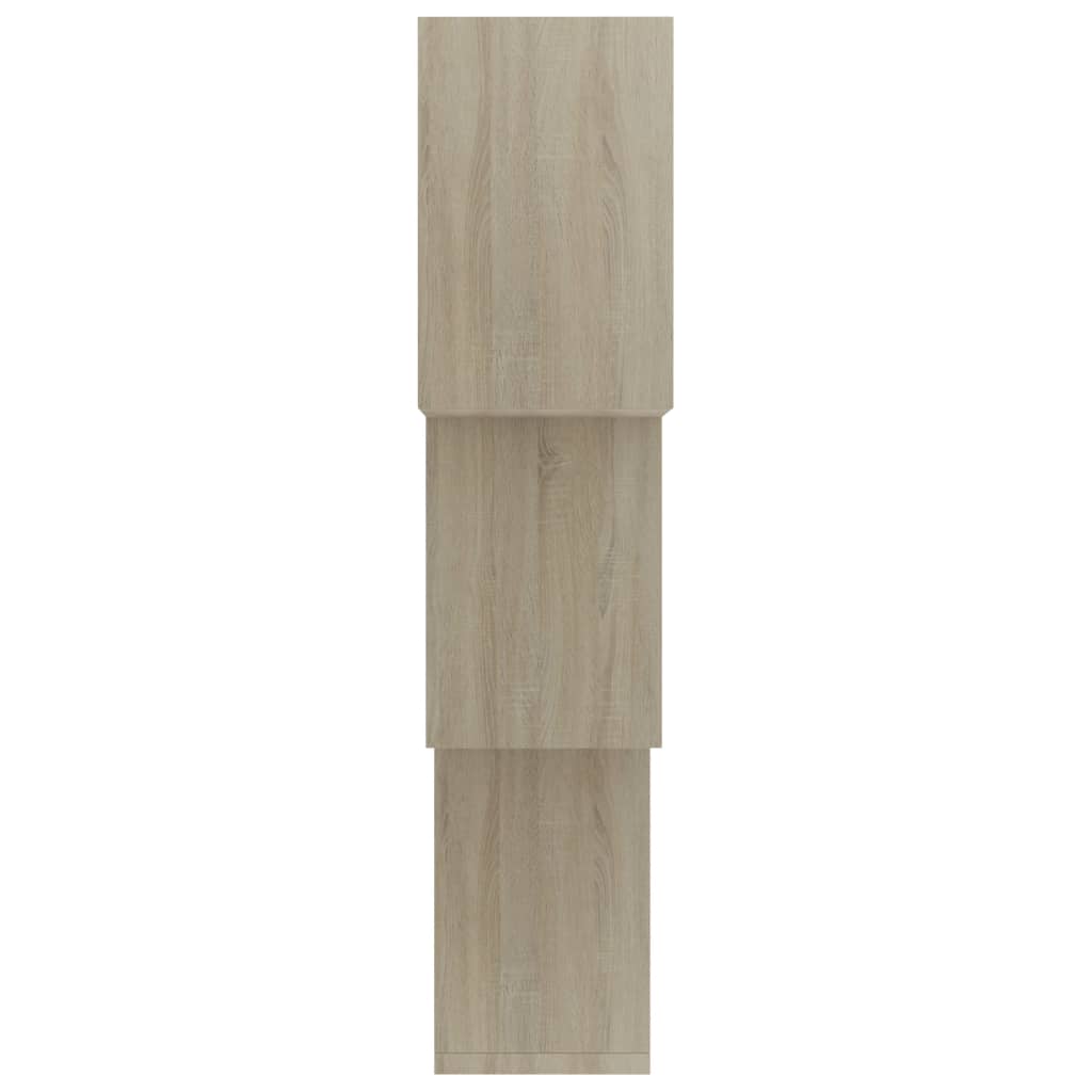 Berkfield Cube Wall Shelf Sonoma Oak 68x15x68 cm Engineered Wood