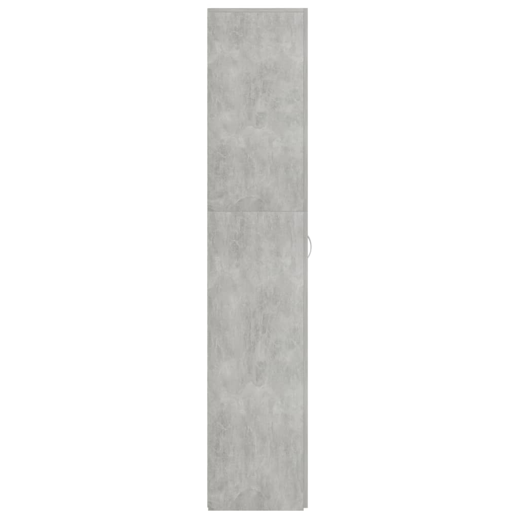 Berkfield Shoe Cabinet Concrete Grey 80x35.5x180 cm Engineered Wood