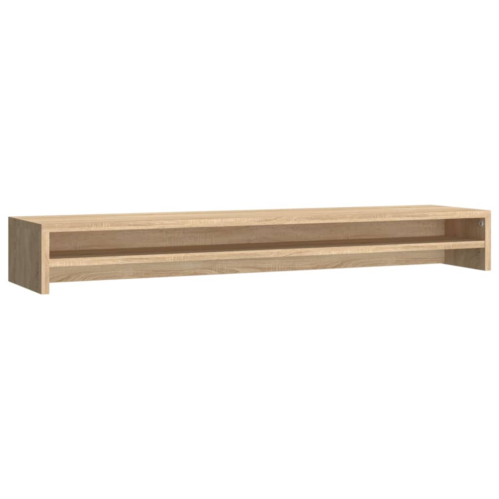 Berkfield Monitor Stand Sonoma Oak 100x24x13 cm Engineered Wood