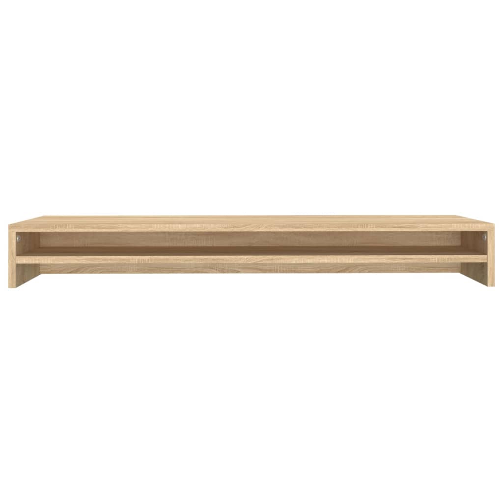 Berkfield Monitor Stand Sonoma Oak 100x24x13 cm Engineered Wood