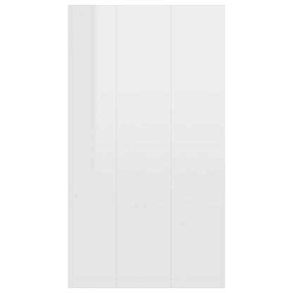 Berkfield Book Cabinet/Sideboard High Gloss White 66x30x97.8 cm Engineered Wood