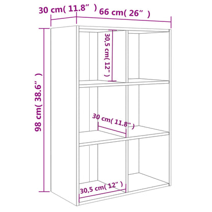 Berkfield Book Cabinet/Sideboard High Gloss White 66x30x97.8 cm Engineered Wood