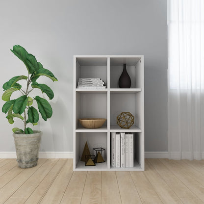 Berkfield Book Cabinet/Sideboard High Gloss White 66x30x97.8 cm Engineered Wood