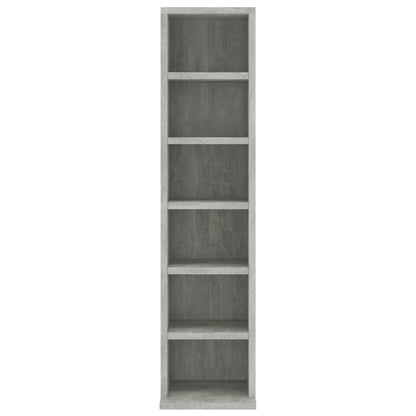 Berkfield CD Cabinet Concrete Grey 21x20x88 cm Engineered Wood