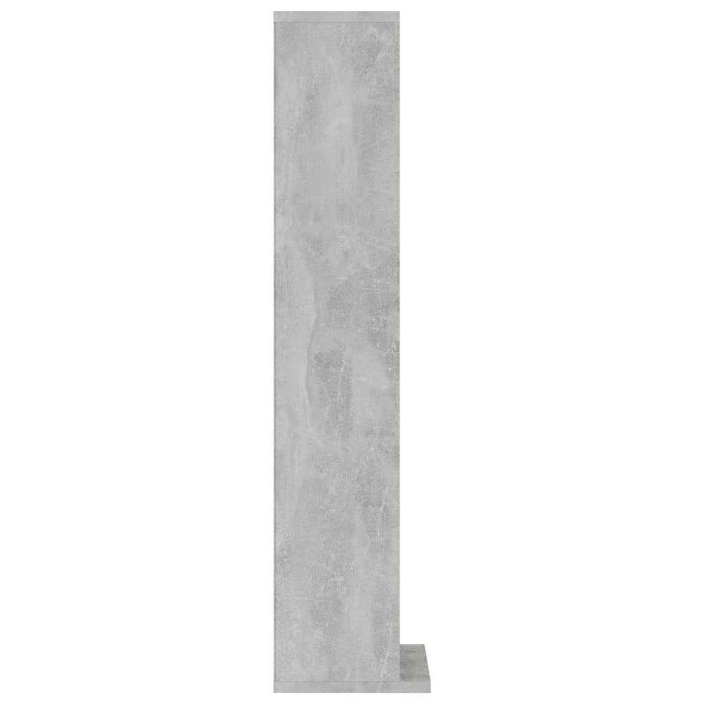 Berkfield CD Cabinet Concrete Grey 21x20x88 cm Engineered Wood