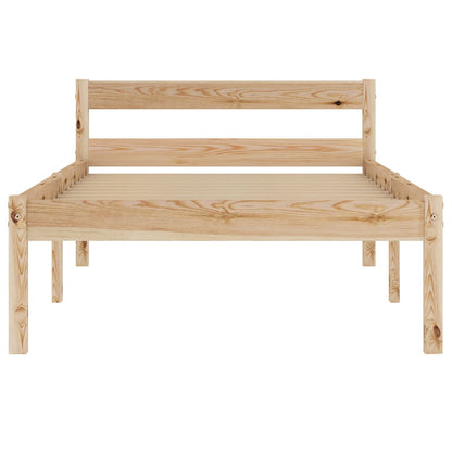 Berkfield Bed Frame Solid Pine Wood 90x200 cm