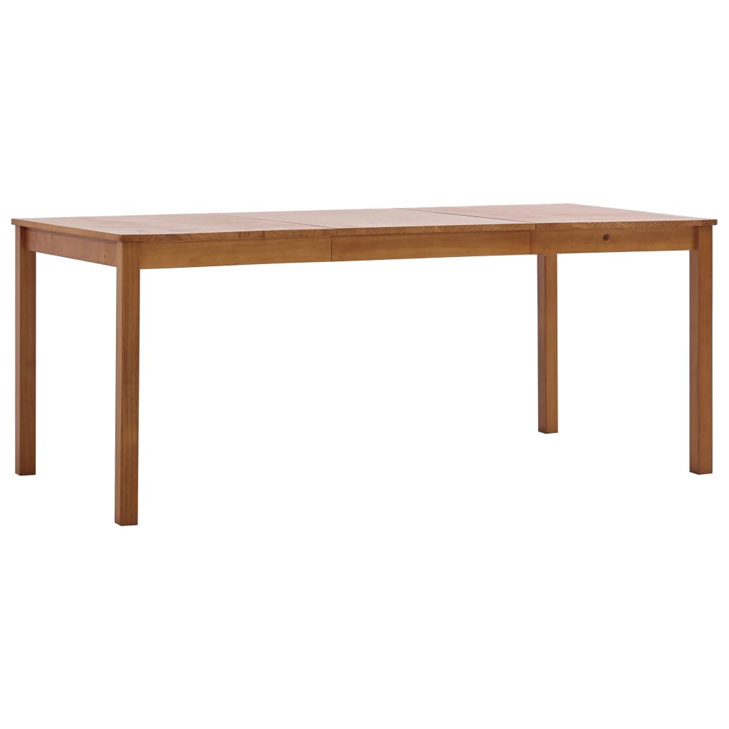 Berkfield Dining Table Honey Brown 180x90x73 cm Pinewood