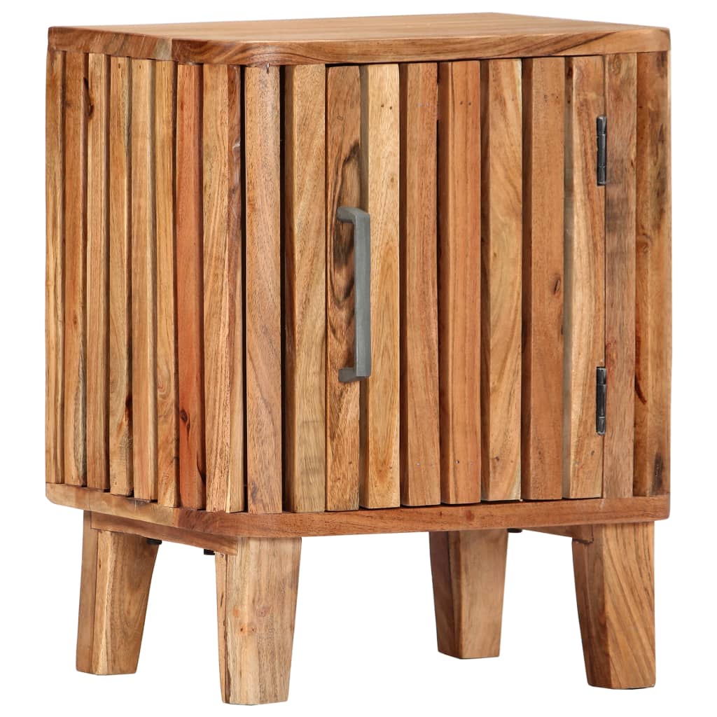 Berkfield Bedside Cabinet 40x30x50 cm Solid Acacia Wood