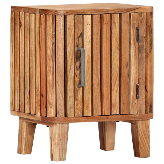 Berkfield Bedside Cabinet 40x30x50 cm Solid Acacia Wood