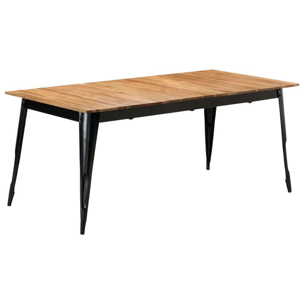 Berkfield Dining Table 180x90x76 cm Solid Acacia Wood