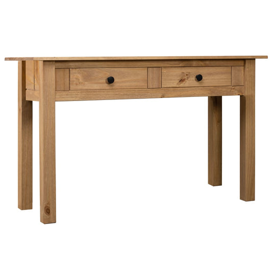 Berkfield Console Table 110x40x72 cm Solid Pine Wood Panama Range