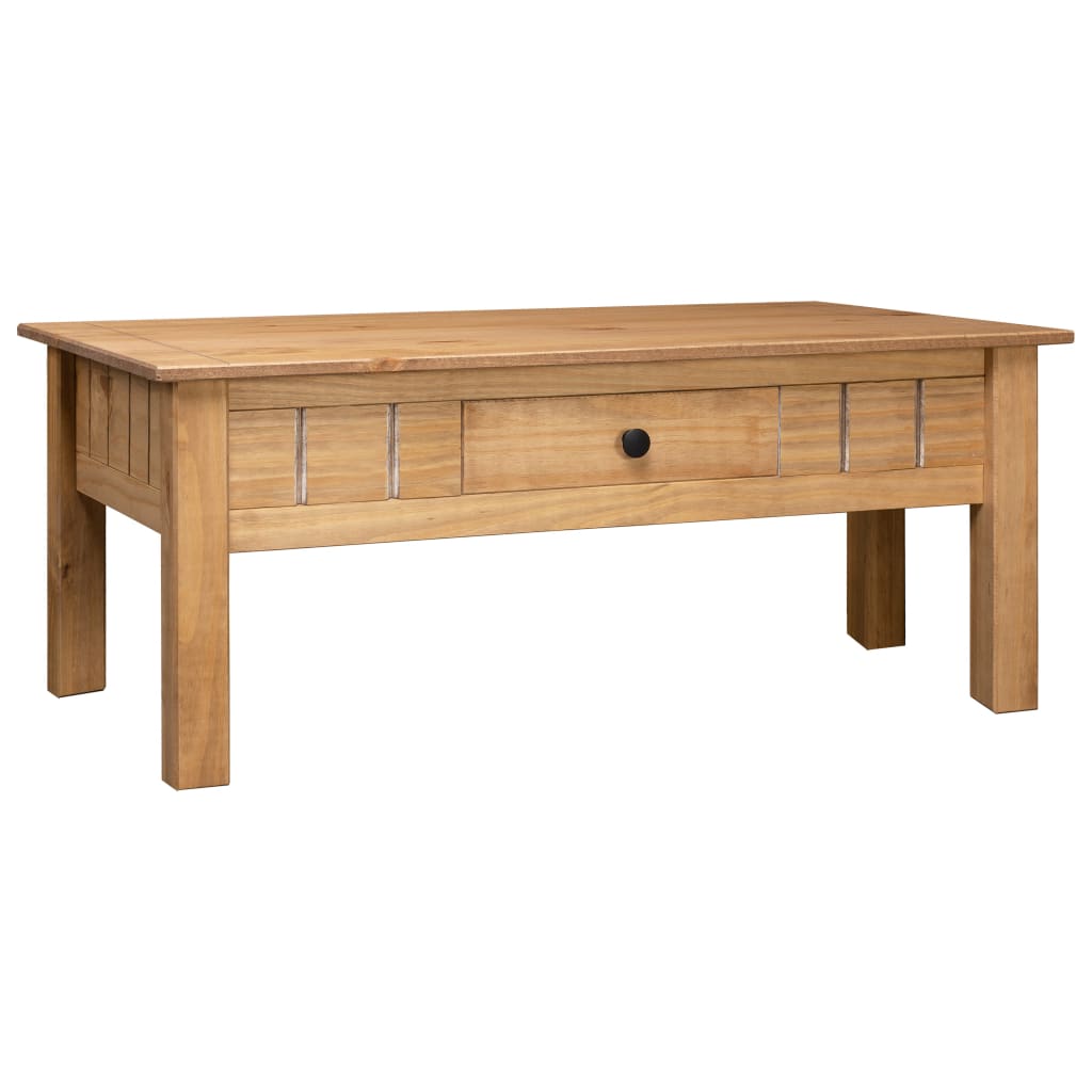 Berkfield Coffee Table 100x60x45 cm Solid Pine Wood Panama Range