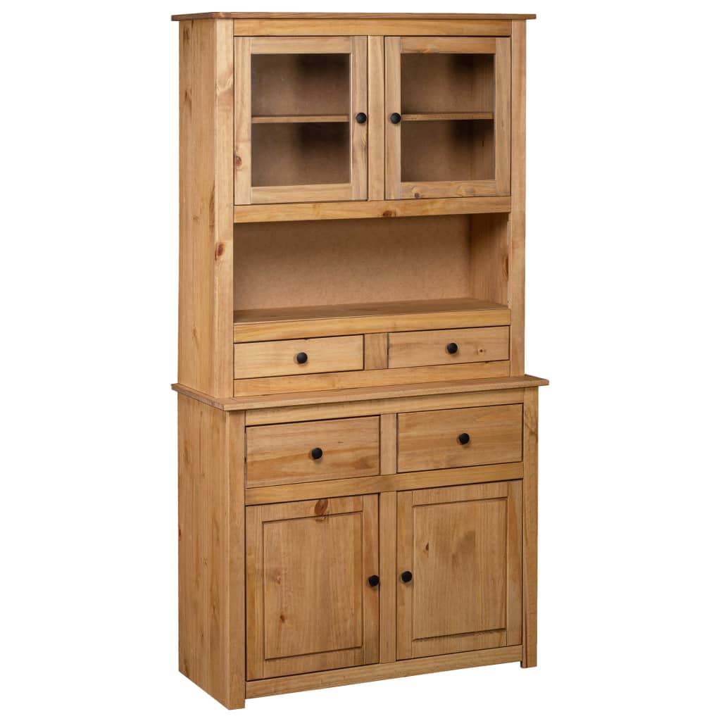 Berkfield Highboard 93x40.5x180 cm Solid Pine Panama Range