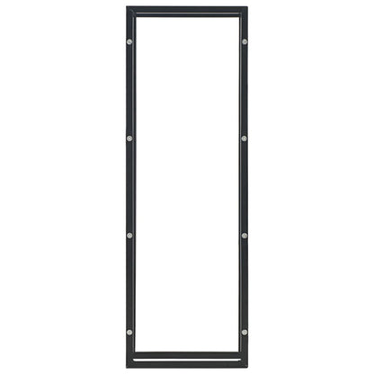 Berkfield Firewood Rack Black 50x20x150 cm Steel