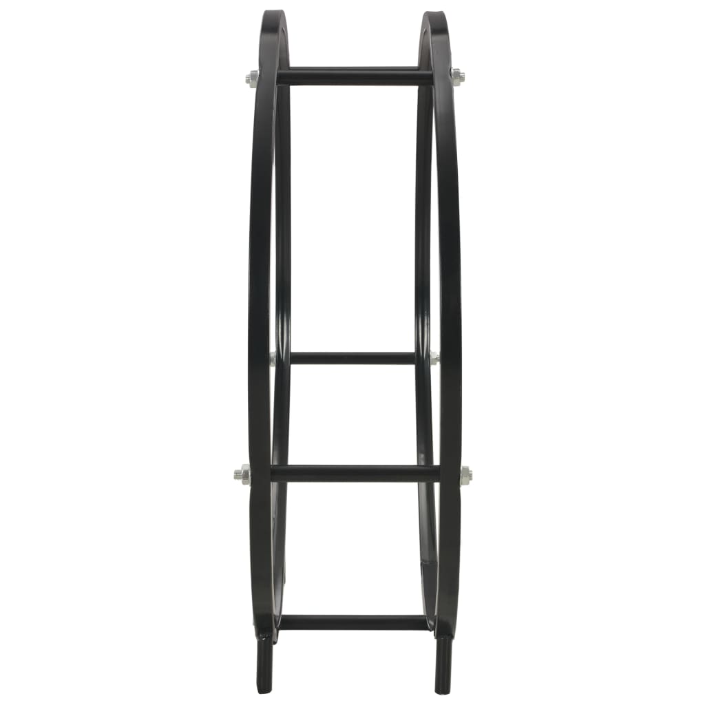 Berkfield Firewood Rack Black 70x20x70 cm Steel