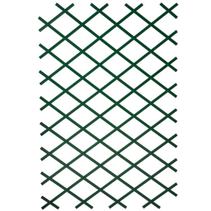 Nature 2 pcs Garden Trellises 100x200 cm PVC Green