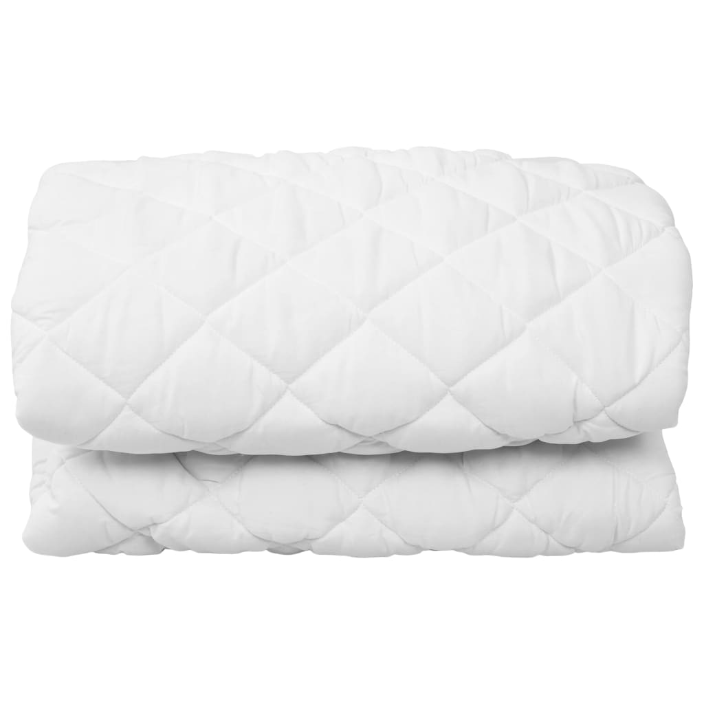 Berkfield Quilted Mattress Protector White 180x200 cm Heavy