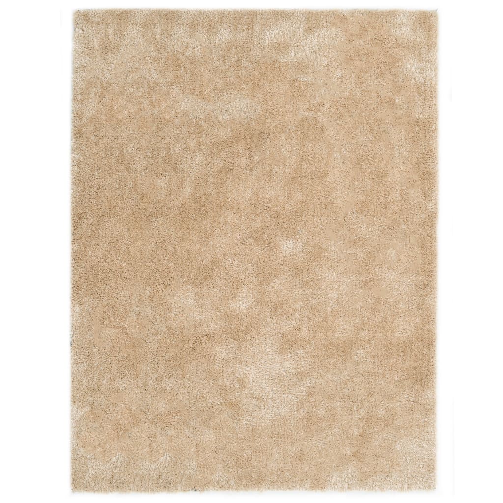 Berkfield Shaggy Area Rug 140x200 cm Beige