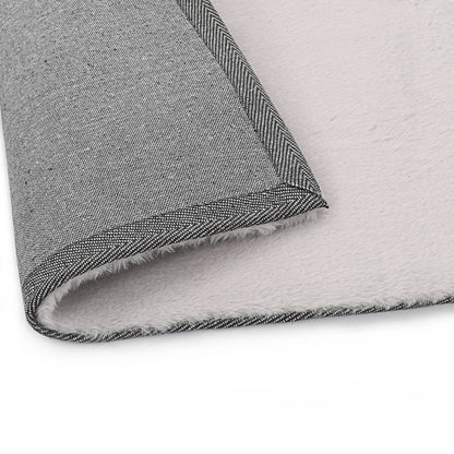 Berkfield Rug 80x150 cm Faux Rabbit Pelt Grey