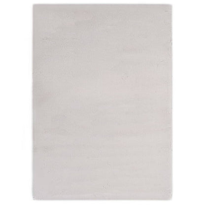 Berkfield Rug 140x200 cm Faux Rabbit Pelt Grey