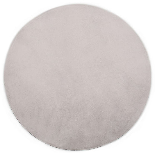 Berkfield Rug 80 cm Faux Rabbit Grey