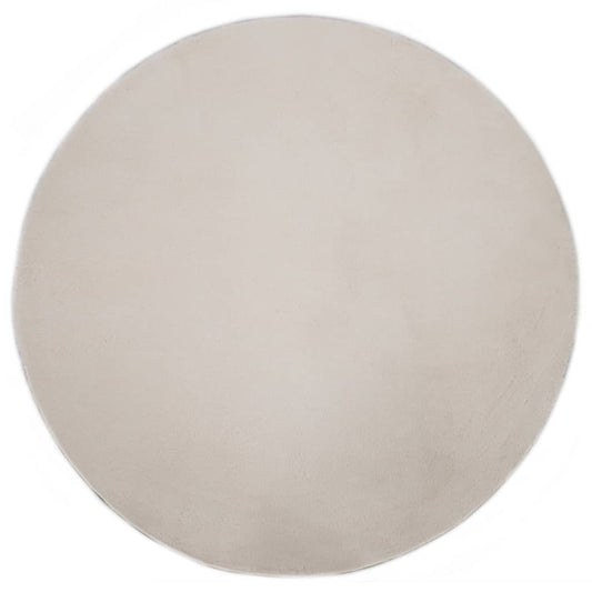 Berkfield Rug 80 cm Faux Rabbit Pelt Cream