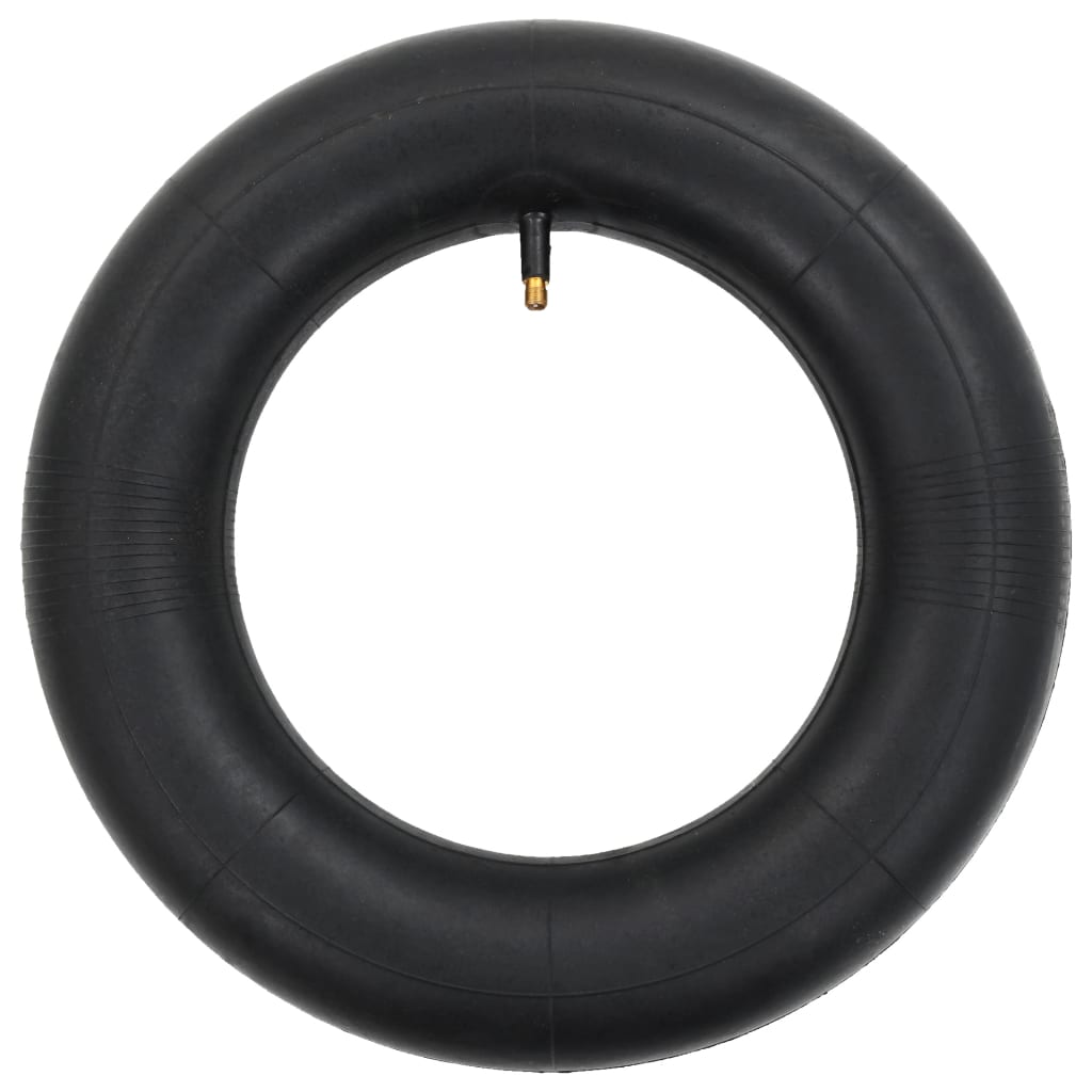 Berkfield 4 Piece Wheelbarrow Tire and Inner Tube Set 3.50-8 4PR Rubber