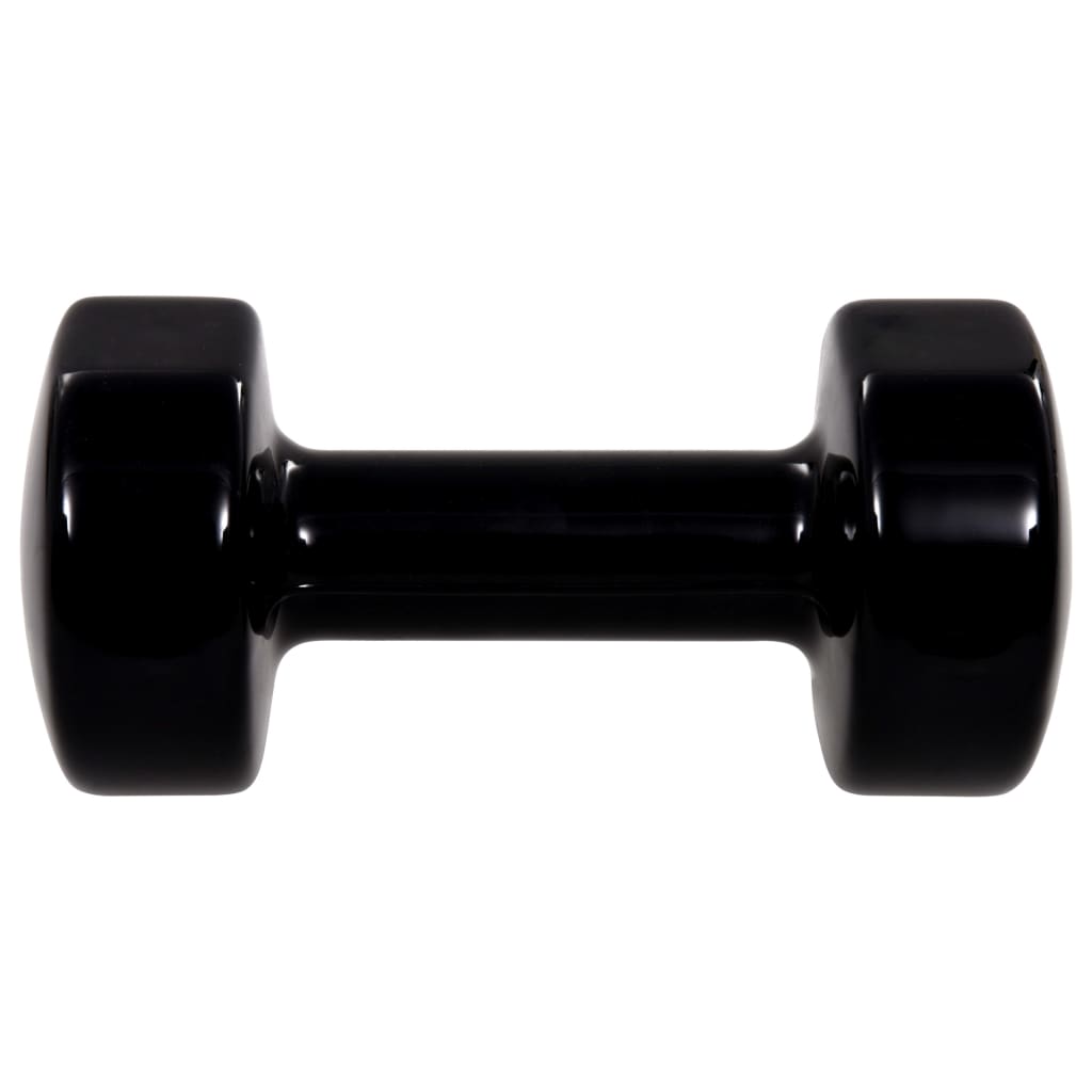 Berkfield Dumbbell 2 pcs 2x5 kg Cast Iron Black