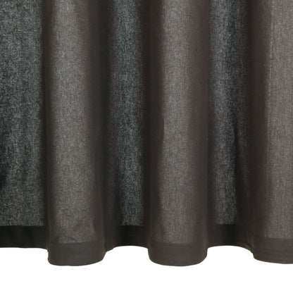 Berkfield Curtains with Metal Rings 2 pcs Cotton 140x245 cm Anthracite