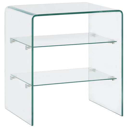 Berkfield Coffee Table 50x40x56 cm Tempered Glass