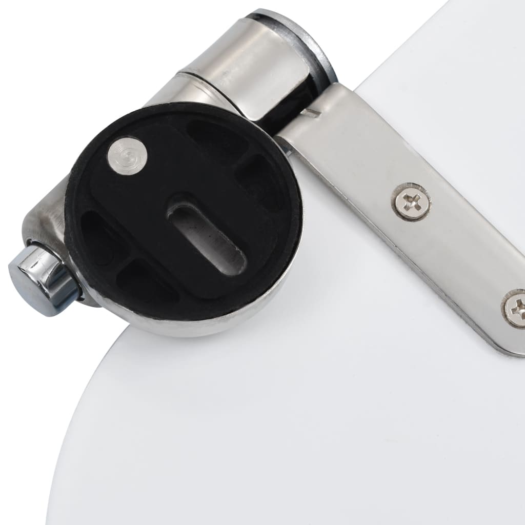 Berkfield WC Toilet Seats 2 pcs with Soft Close Lids MDF Starfish Design