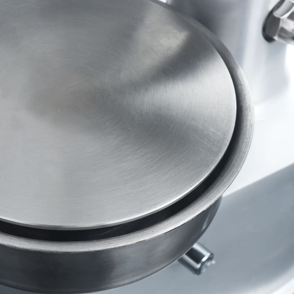 Berkfield Hamburger Press Machine with 500 Patty Papers Aluminium 10 cm