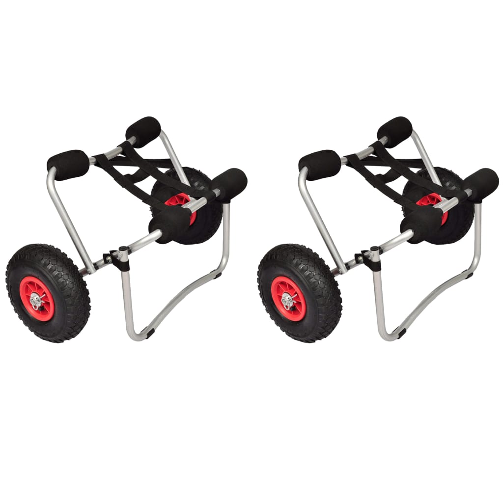 Berkfield Kayak Trolleys 2 pcs Aluminium
