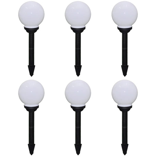 Berkfield Outdoor Pathway Lamps 6 pcs LED 20 cm with Ground Spike