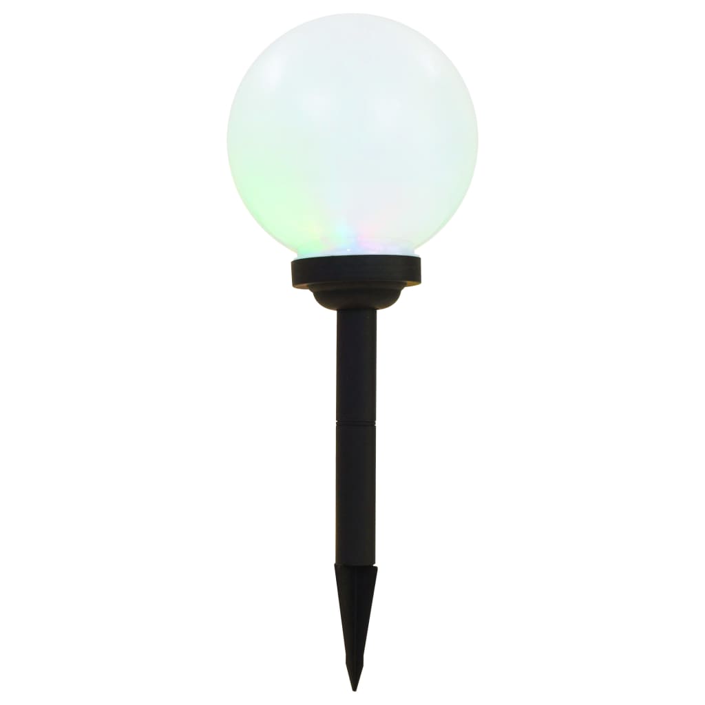 Berkfield Outdoor Solar Lamps 6 pcs LED Spherical 20 cm RGB