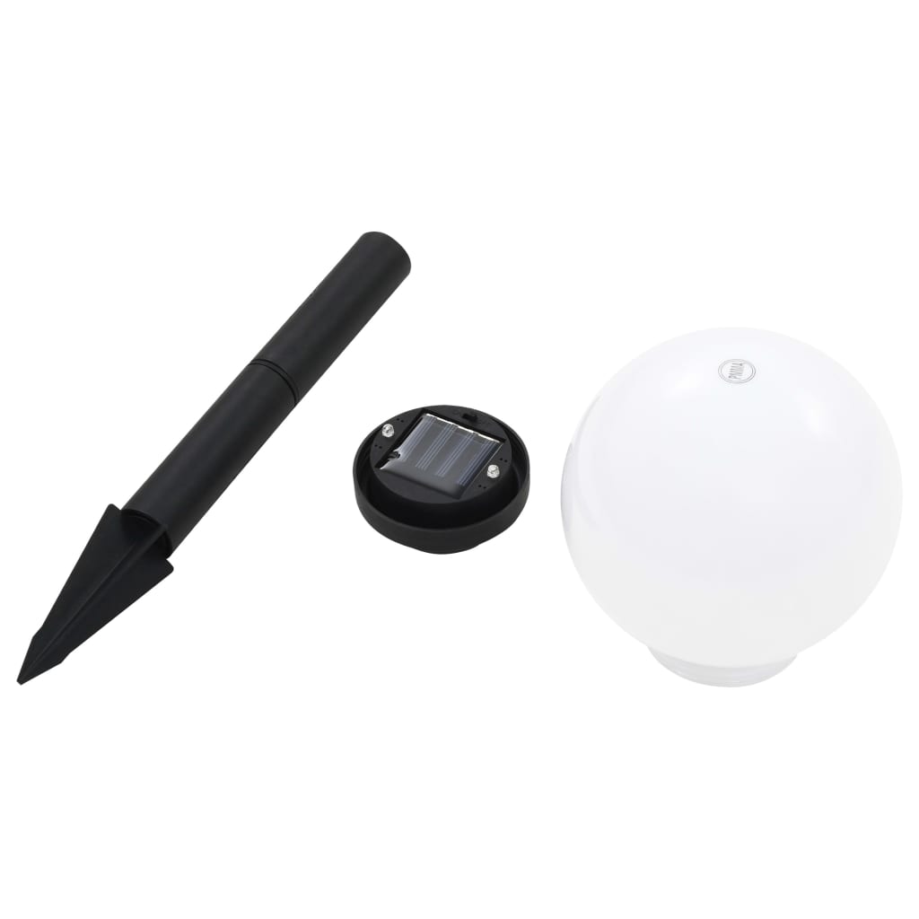 Berkfield Outdoor Solar Lamps 6 pcs LED Spherical 20 cm RGB