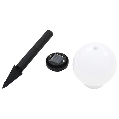 Berkfield Outdoor Solar Lamps 6 pcs LED Spherical 20 cm RGB