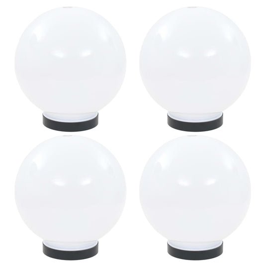 Berkfield LED Bowl Lamps 4 pcs Spherical 20 cm PMMA