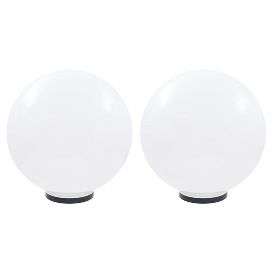 Berkfield LED Bowl Lamps 2 pcs Spherical 50 cm PMMA