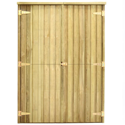 Berkfield Garden Tool Shed 123x50x171 cm Impregnated Pinewood
