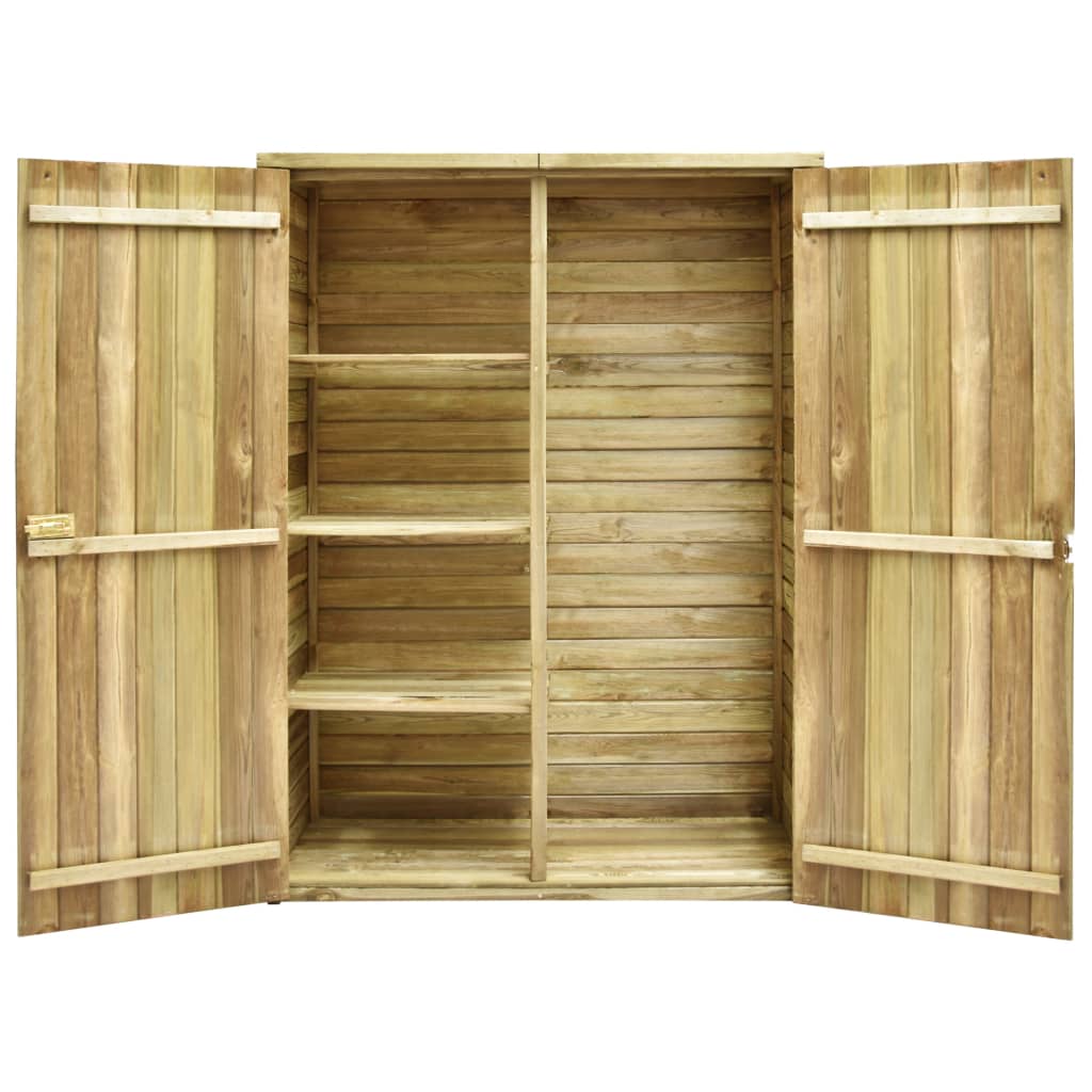 Berkfield Garden Tool Shed 123x50x171 cm Impregnated Pinewood