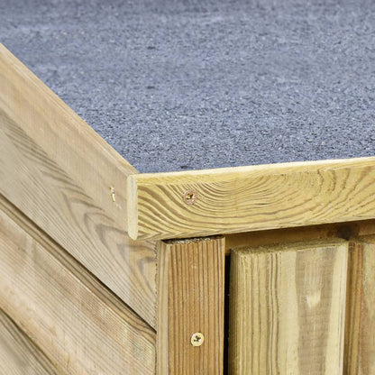 Berkfield Garden Tool Shed 123x50x171 cm Impregnated Pinewood
