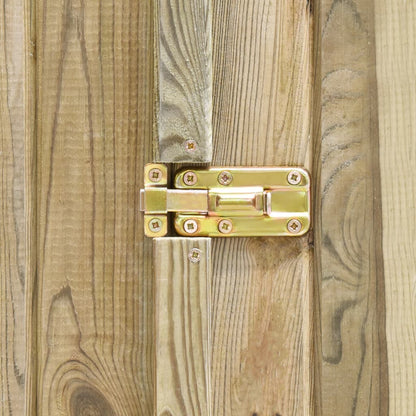 Berkfield Garden Tool Shed 123x50x171 cm Impregnated Pinewood