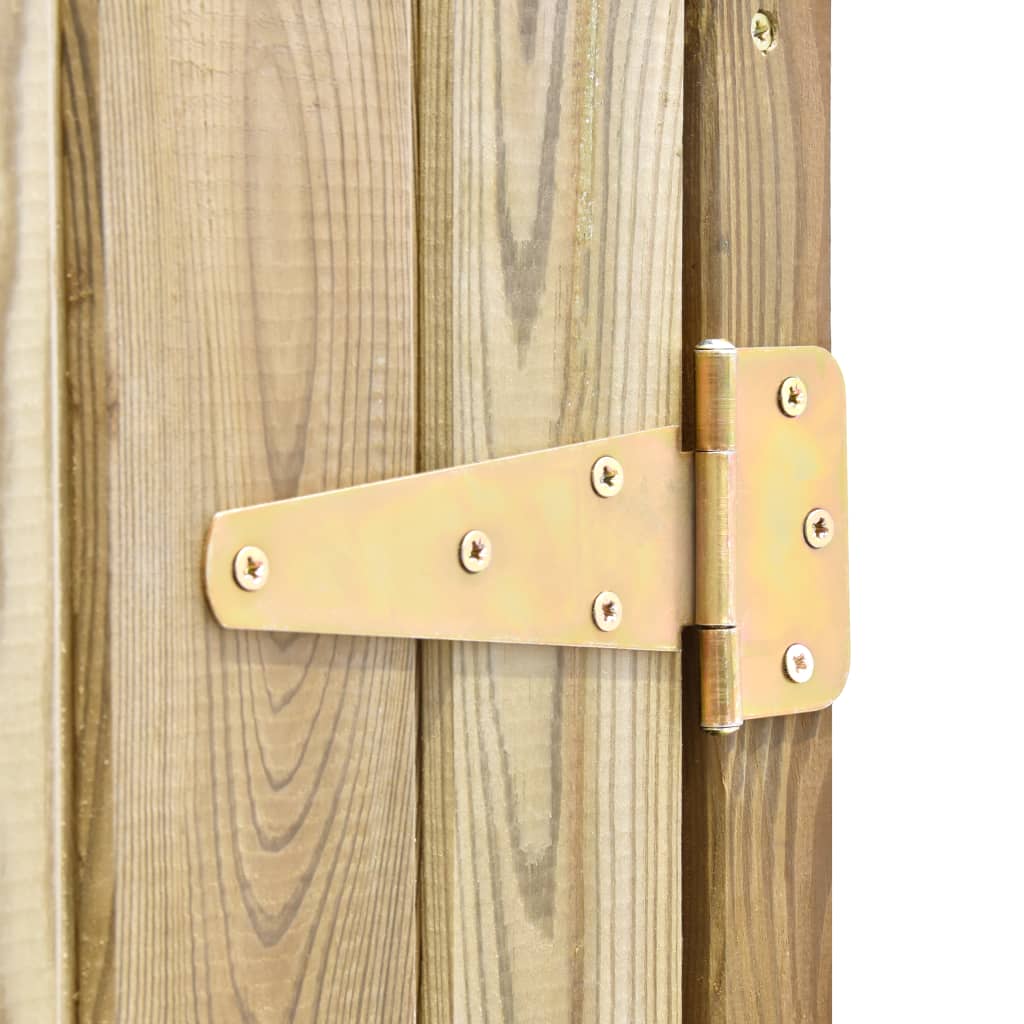Berkfield Garden Tool Shed 123x50x171 cm Impregnated Pinewood