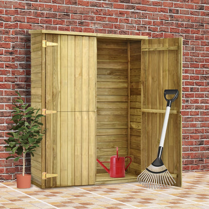 Berkfield Garden Tool Shed 123x50x171 cm Impregnated Pinewood