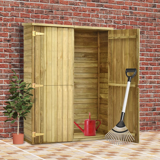 Berkfield Garden Tool Shed 123x50x171 cm Impregnated Pinewood