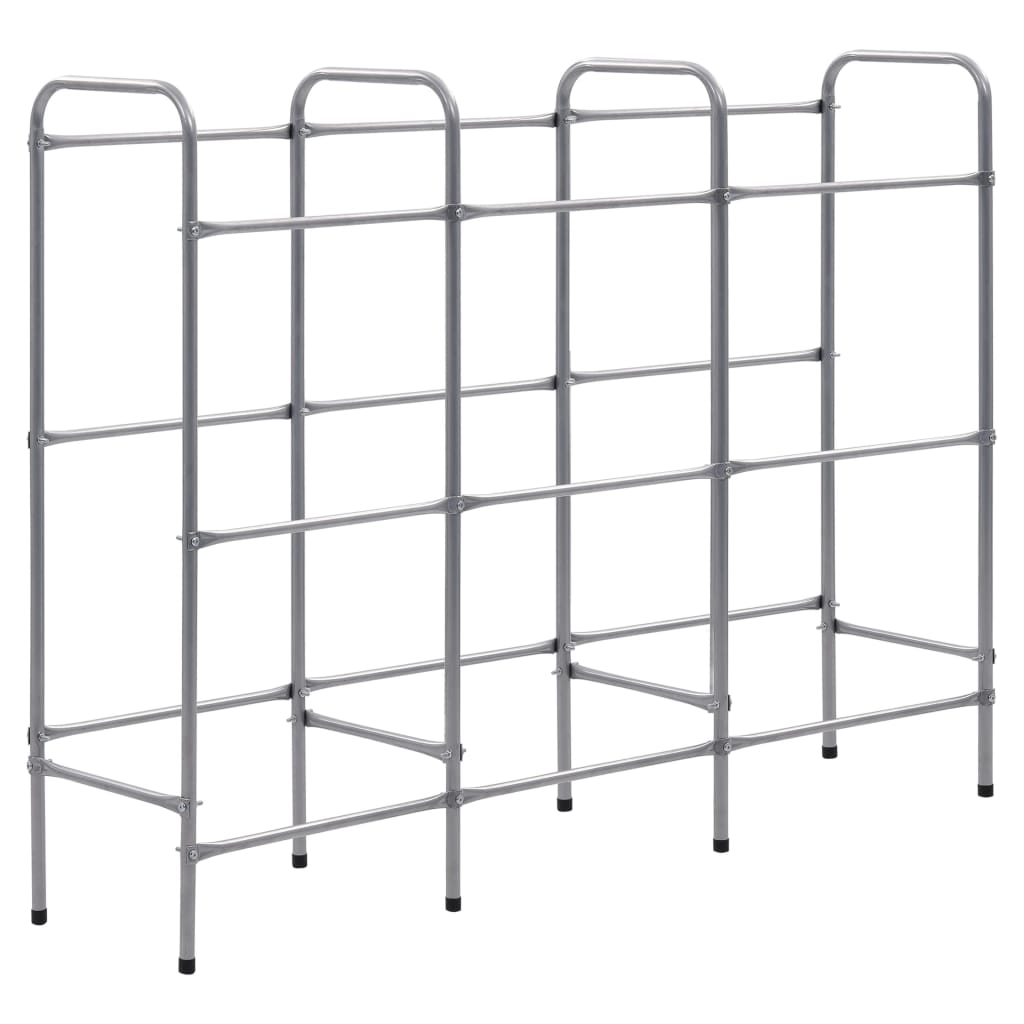 Berkfield Storage Shelf for 9 Crates Silver 145x33x116 cm Steel