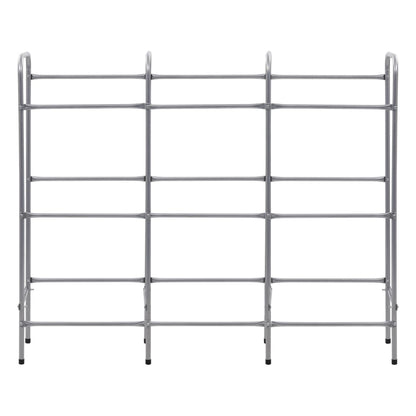 Berkfield Storage Shelf for 9 Crates Silver 145x33x116 cm Steel