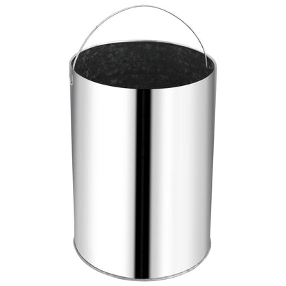 Berkfield Waste Bin Hotel Stainless Steel 32 L